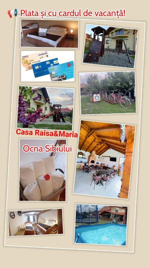 Casa Raisa & Maria Hotell Ocna Sibiului Exteriör bild